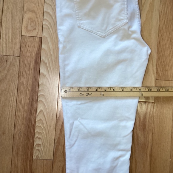 NWOT Massimo Dutti Cotton Blend Corduroy Pants Cream, fit like 8-10 - Picture 7 of 12